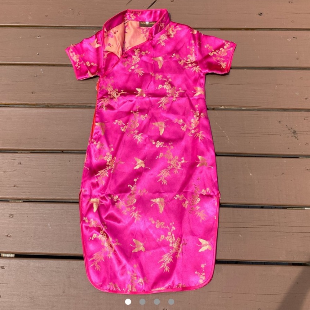 traditional pink dress
